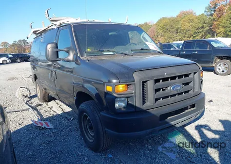 2012 Ford E-250 Commercial z USA, uszkodzony, nr VIN 1FTNE2EL7CDB10563